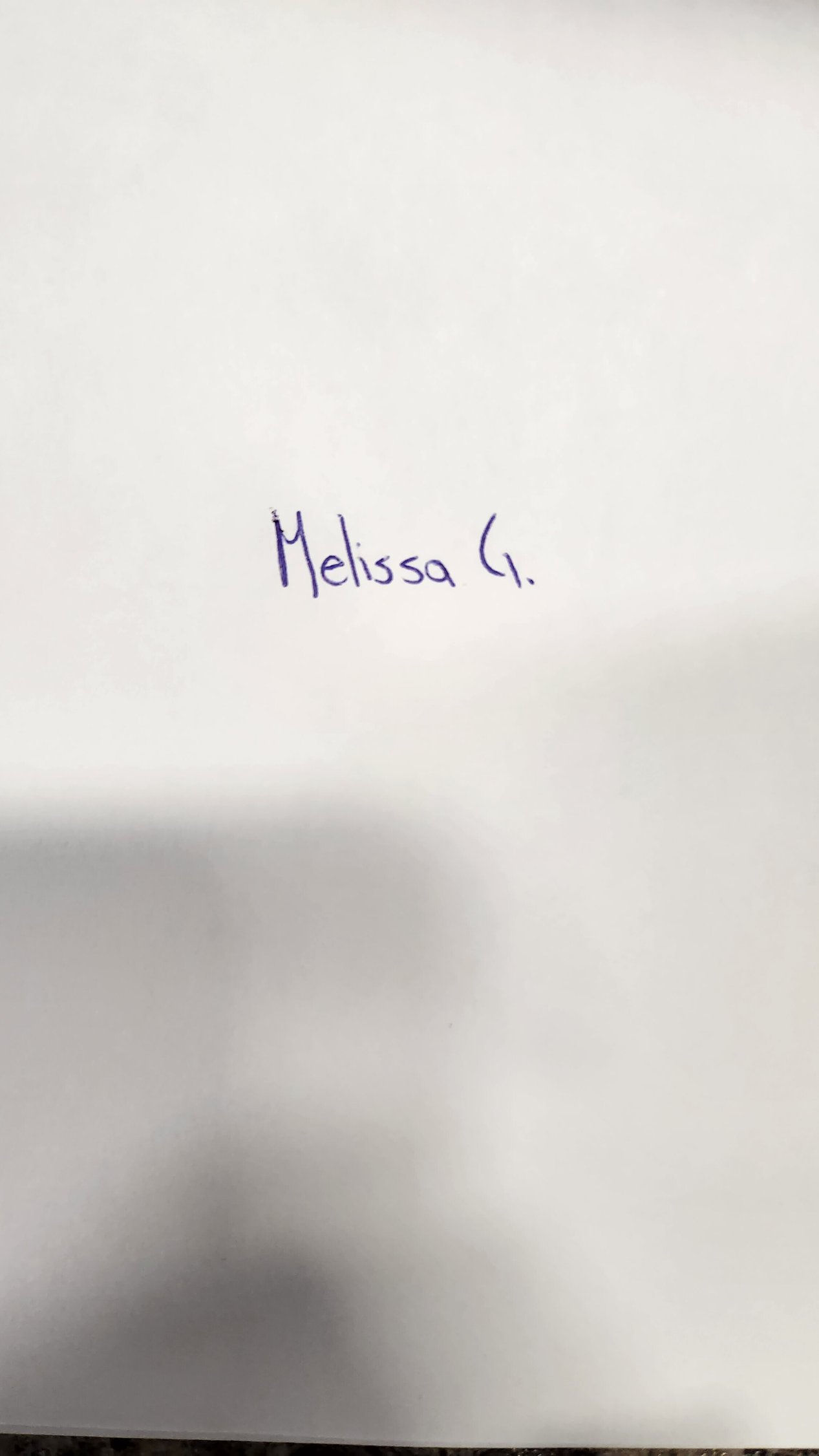 melissa G sig